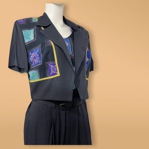 MENU american Jumpsuit w/Jacket 70's 80's Great Look!